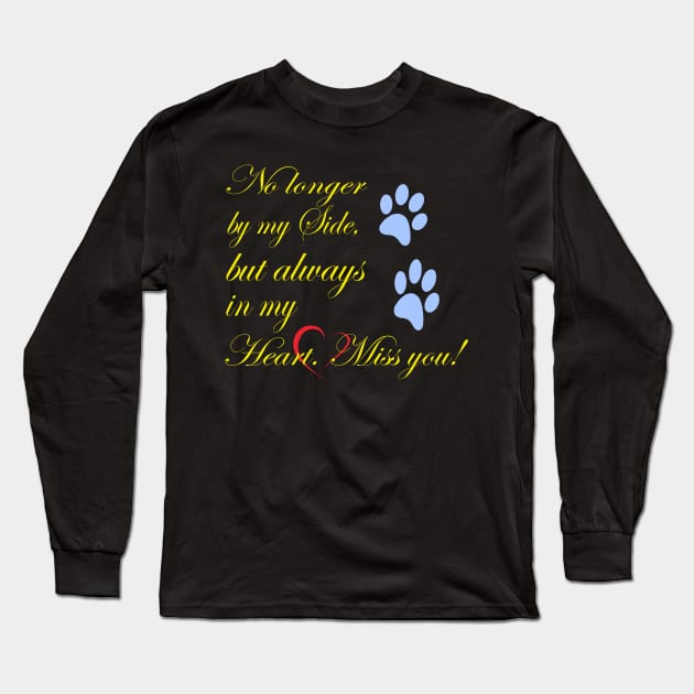 Grief Dog Long Sleeve T-Shirt by Lin-Eve